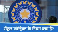 BCCI Central Contract