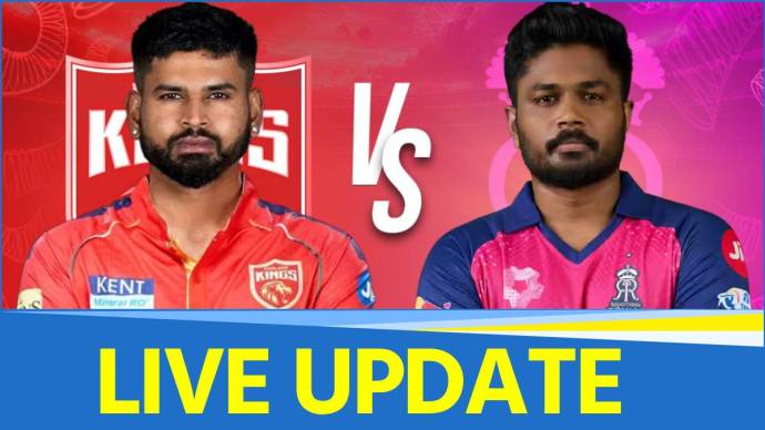 RR vs PBKS Live Score