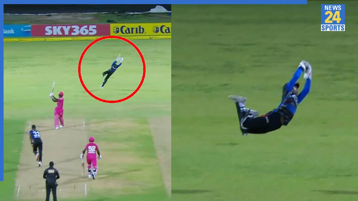 CPL 2025 Jewel Andrew Take Amazing Catch CPL 2025 Jewel Andrew Take Amazing Catch
