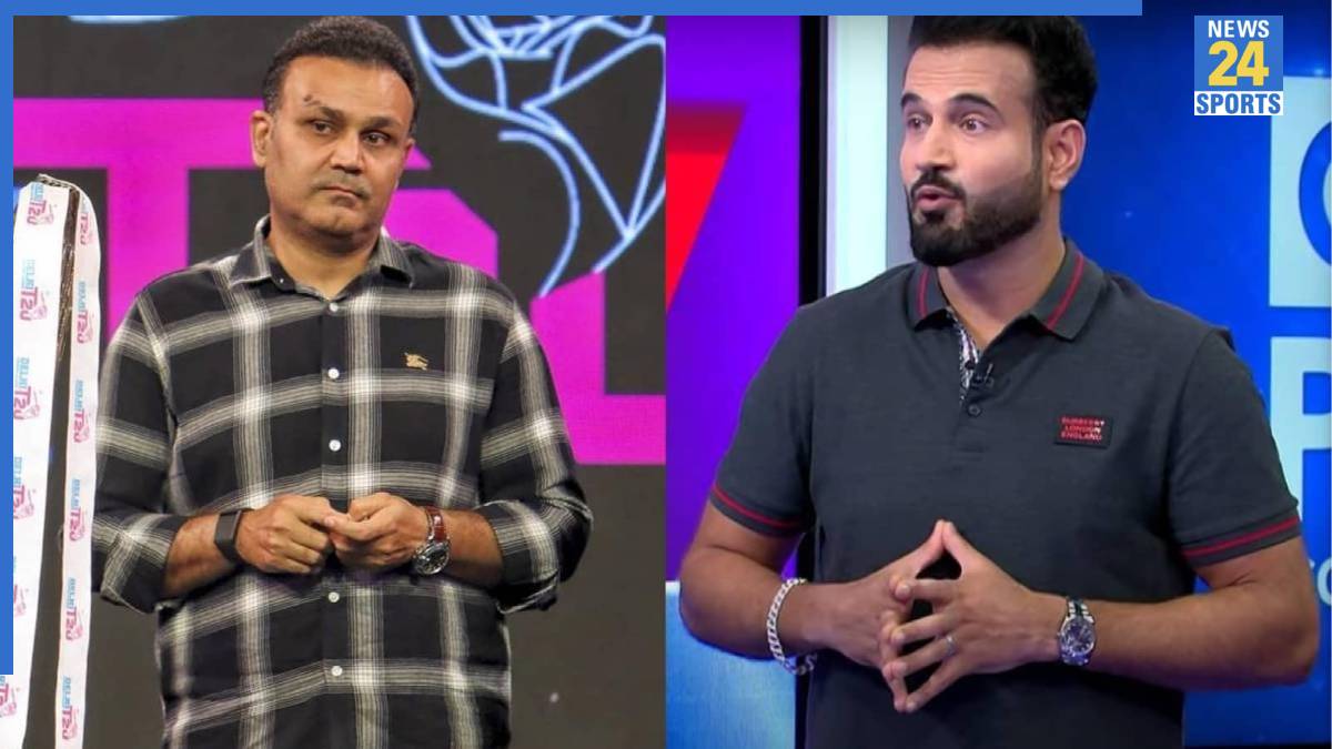 Virender Sehwag and Irfan Pathan Virender Sehwag and Irfan Pathan