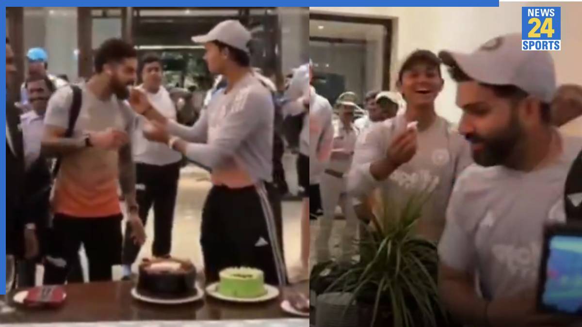 Rohit Sharma denies to eat Cake