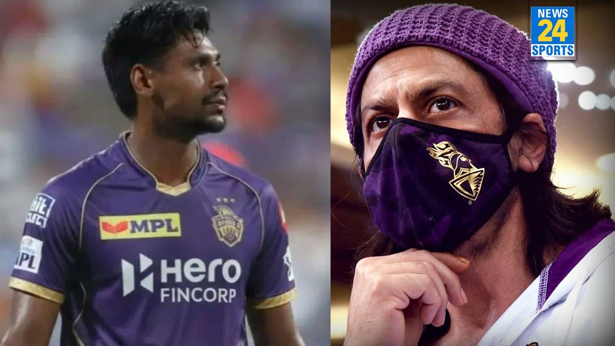 Mustafizur Rahman and Shah Rukh Khan